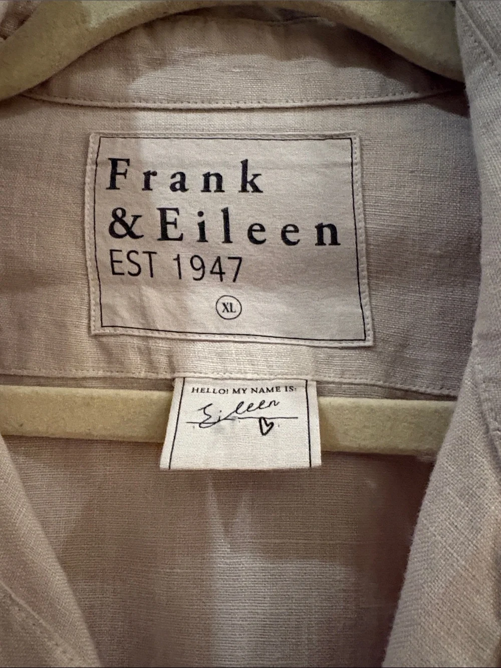 Frank & Eileen Amalfi Getaway Set in Sand Linen Button-Up Shirt & Shorts Set